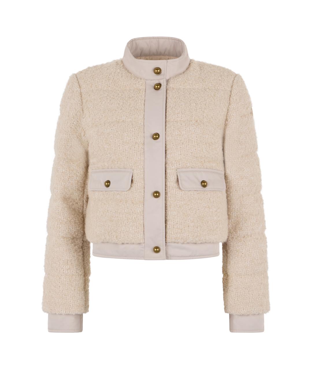 MONCLER Бежевая шерстяная куртка, фото 1