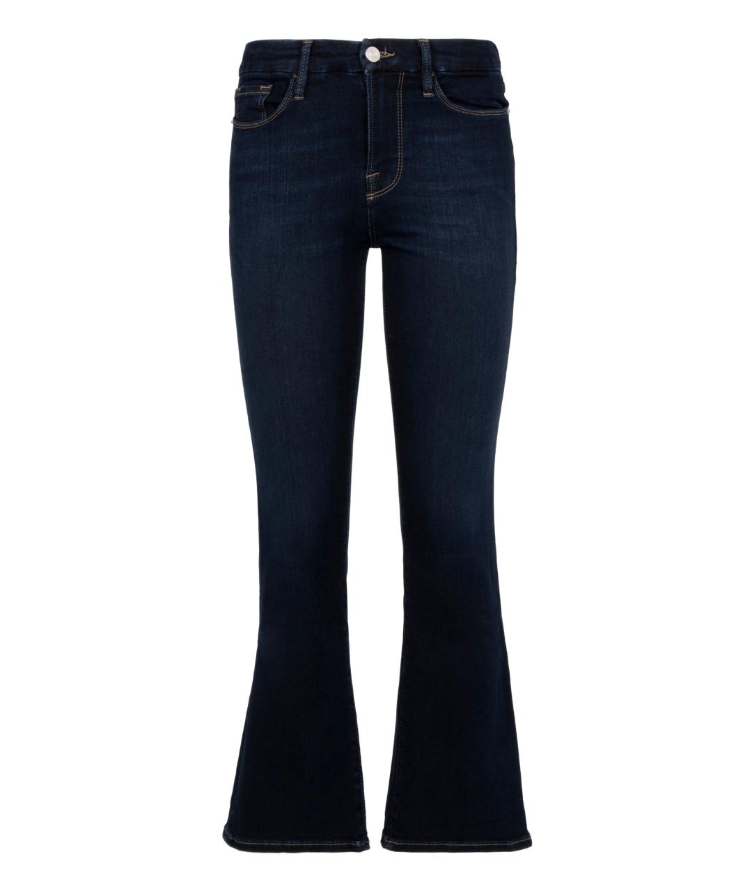 FRAME Синие хлопковые джинсы клеш, фото 1