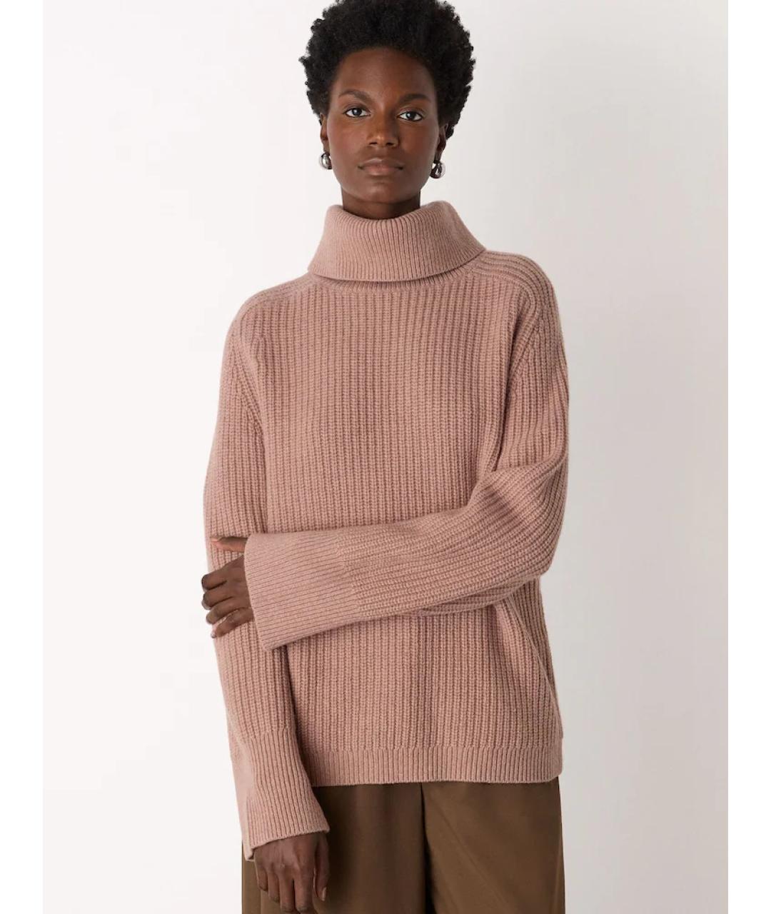 LE KASHA Розовая кашемировая водолазка, фото 3