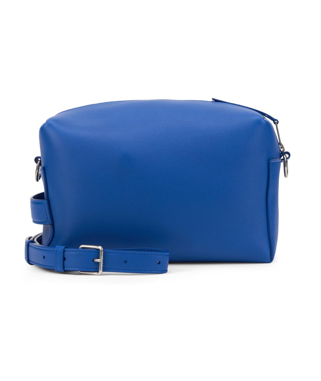 CELINE Синяя кожаная сумка на плечо, фото 2