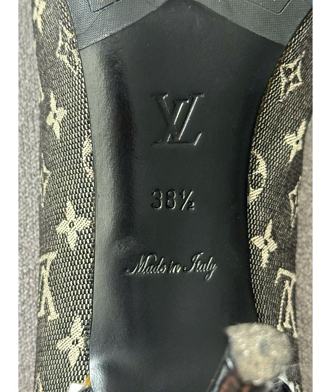 LOUIS VUITTON Серые кожаные туфли, фото 7