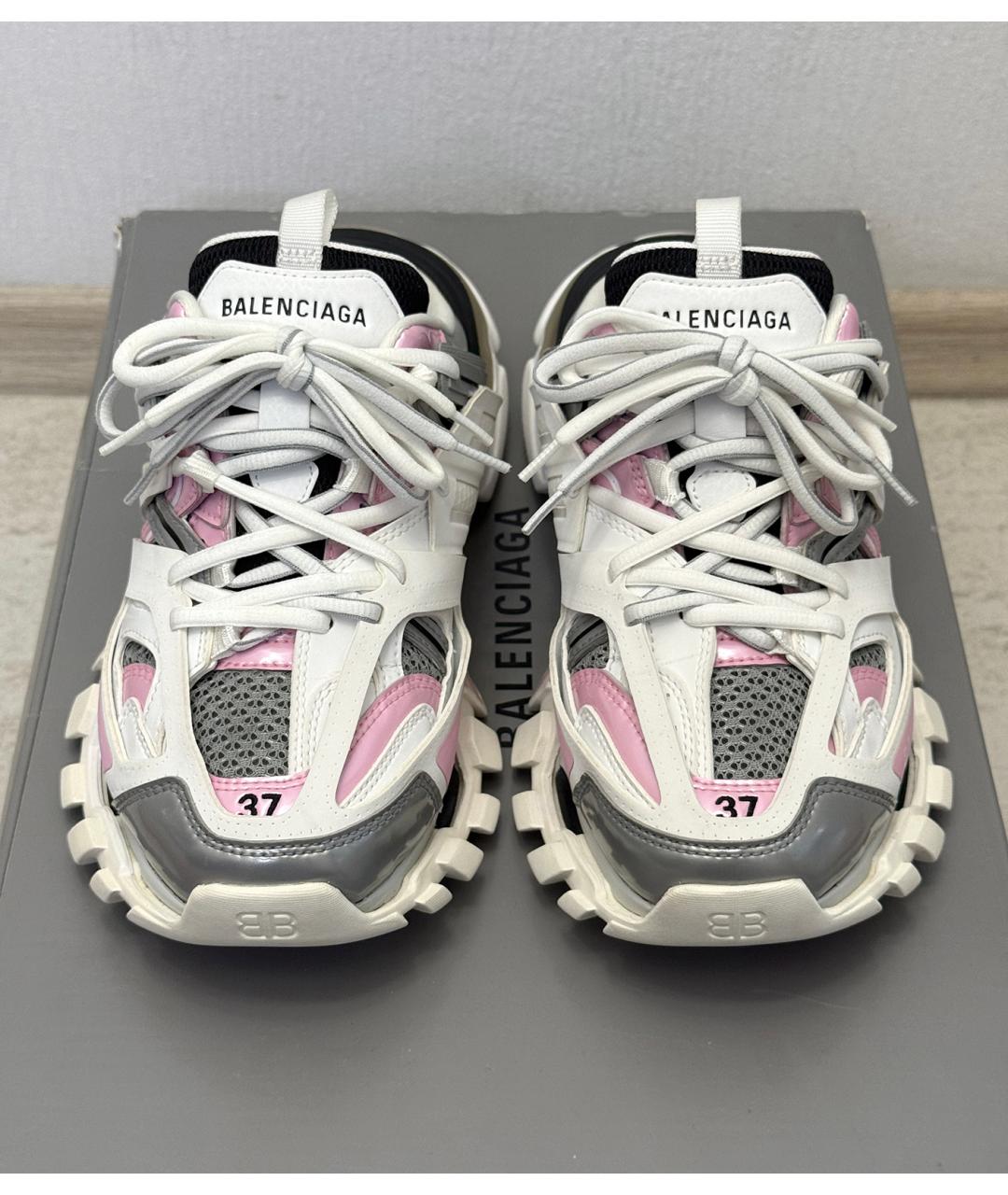 BALENCIAGA Белые кроссовки, фото 3