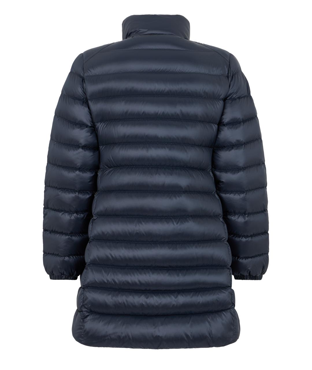 MONCLER Синий полиамидовый пуховик, фото 2