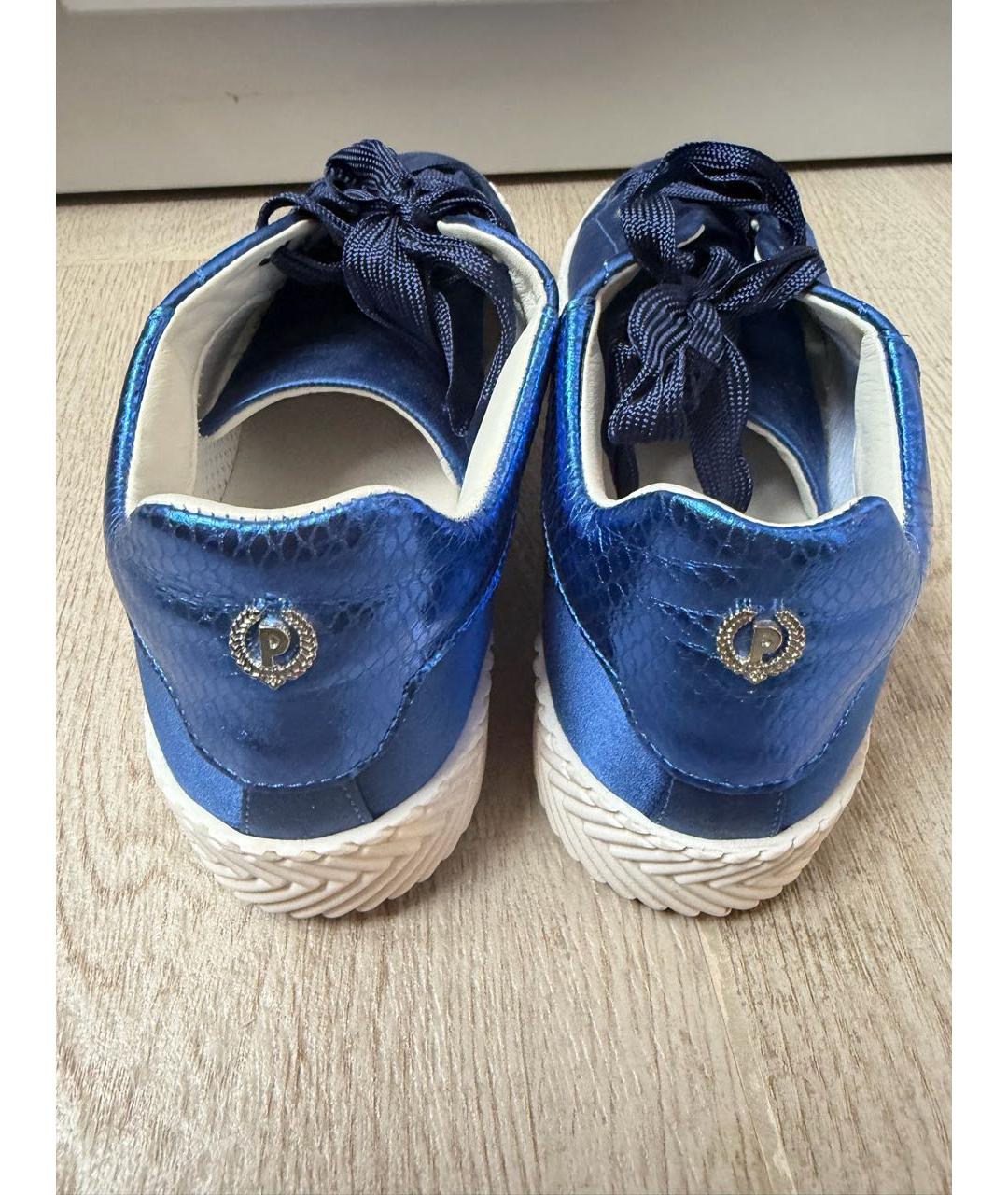 POLLINI Синие кеды, фото 3