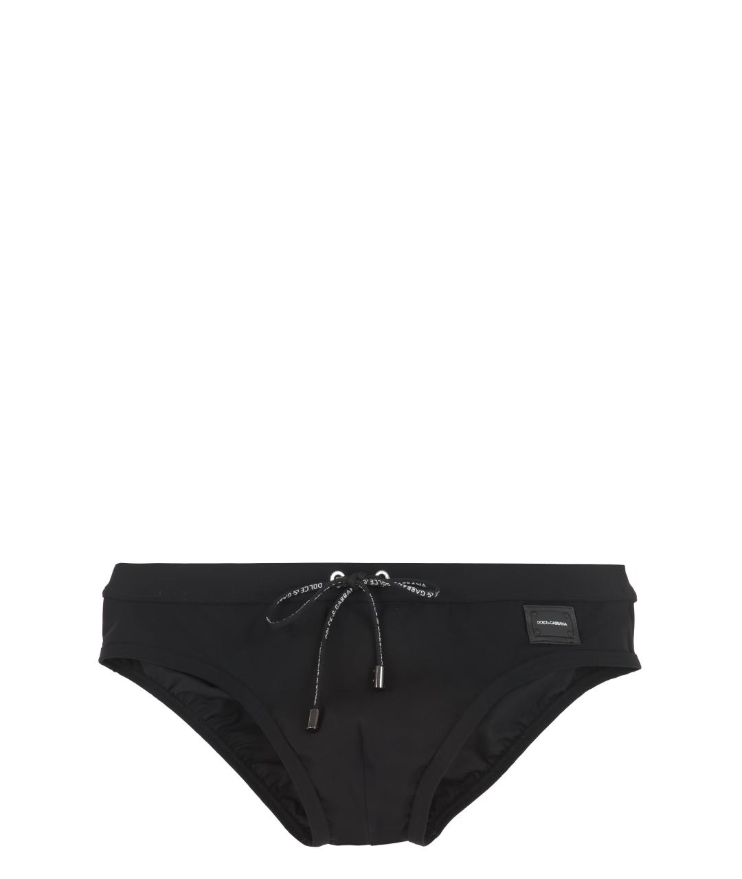 DOLCE&GABBANA Черные полиамидовые плавки, фото 1