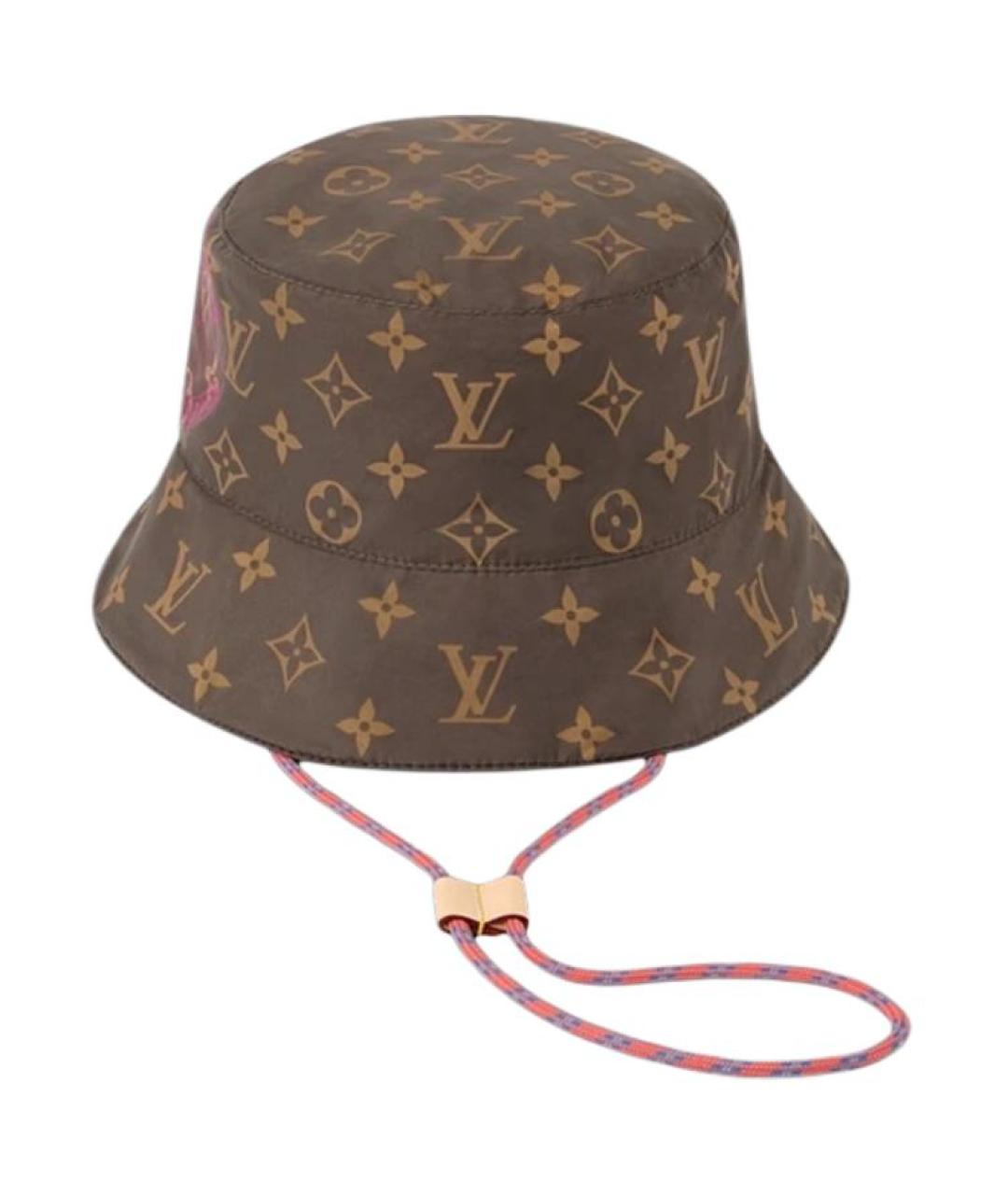 LOUIS VUITTON Коричневая панама, фото 1