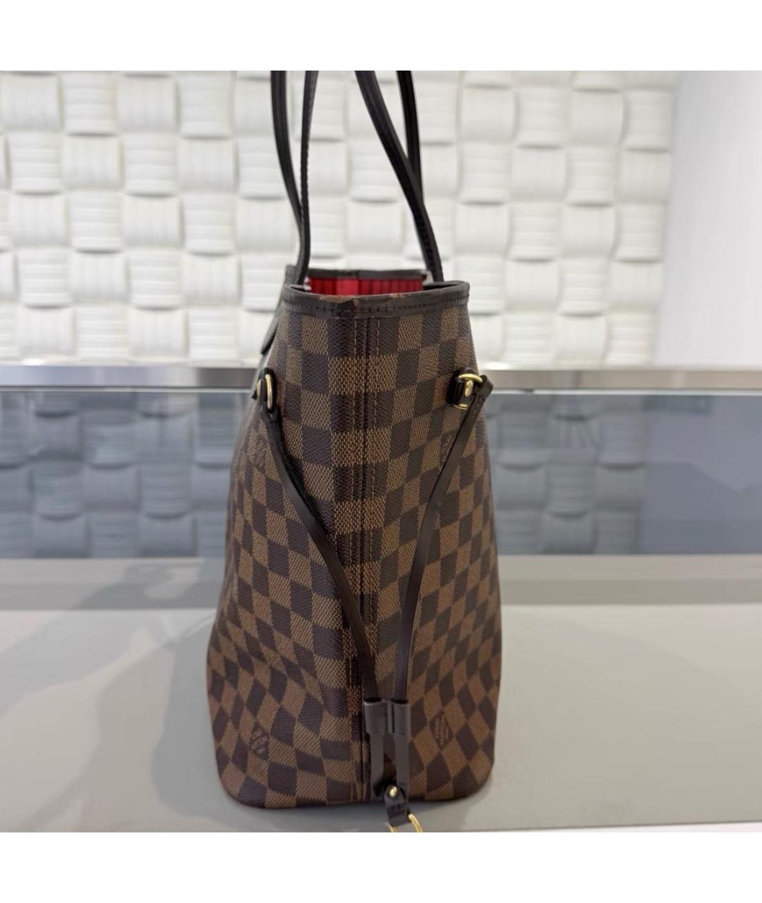 LOUIS VUITTON Коричневая сумка тоут, фото 5