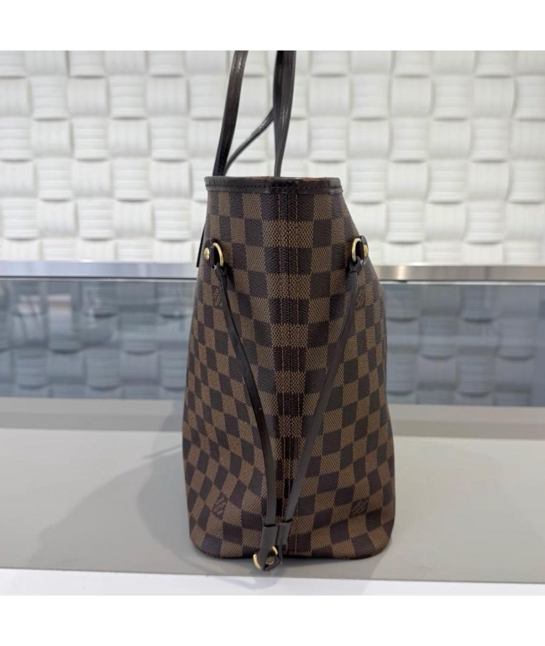 LOUIS VUITTON Коричневая сумка тоут, фото 3