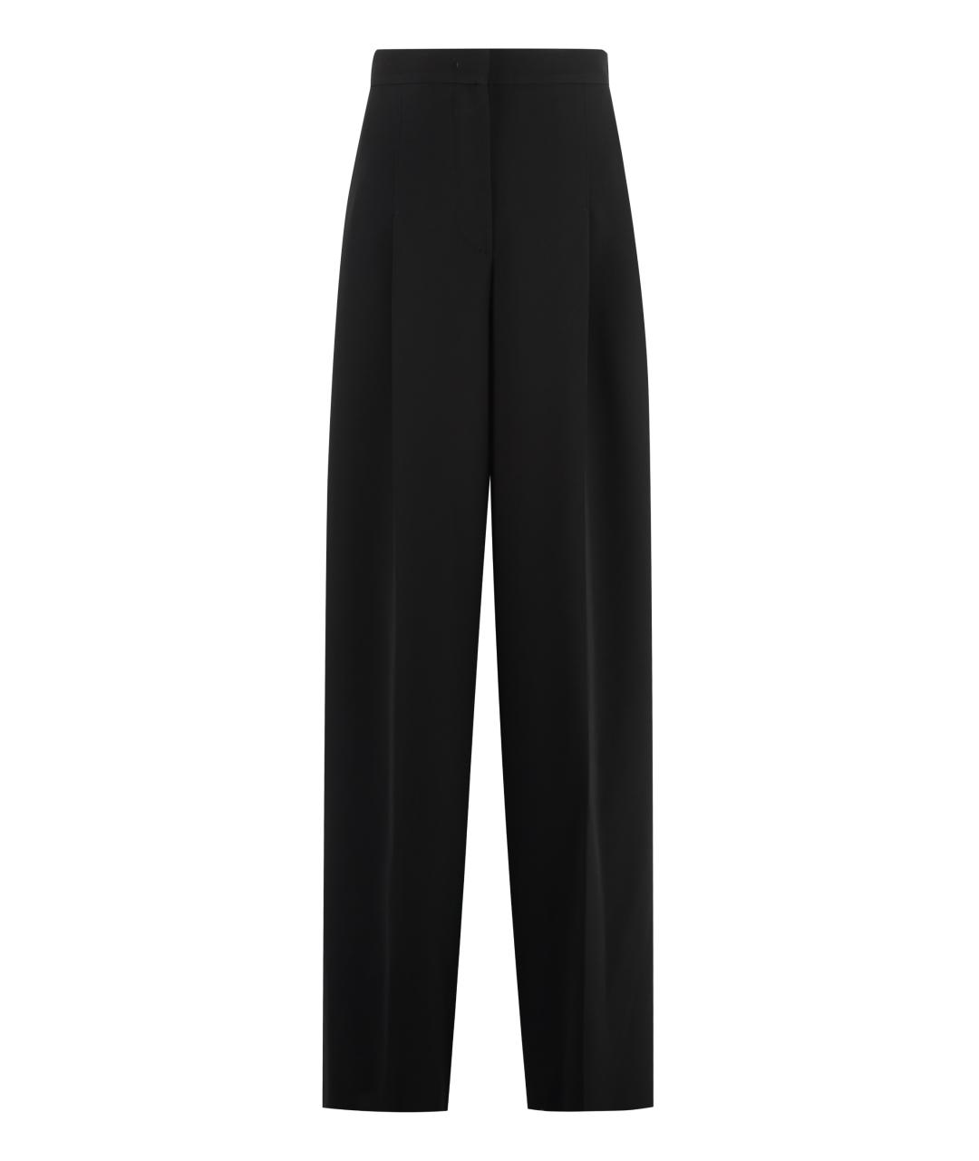 MAX MARA Черные прямые брюки, фото 1