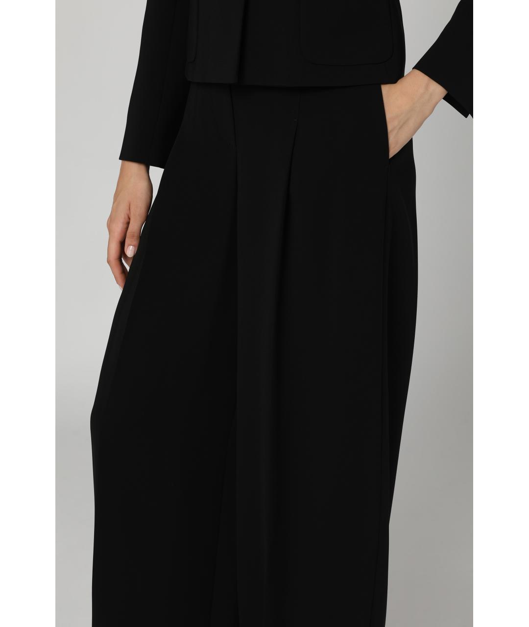 MAX MARA Черные прямые брюки, фото 3