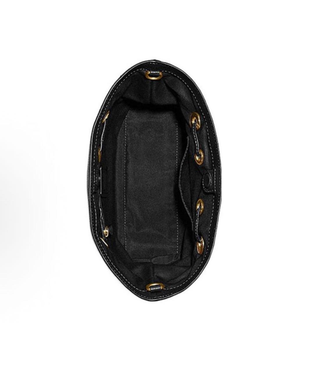 COACH Черная кожаная сумка через плечо, фото 3