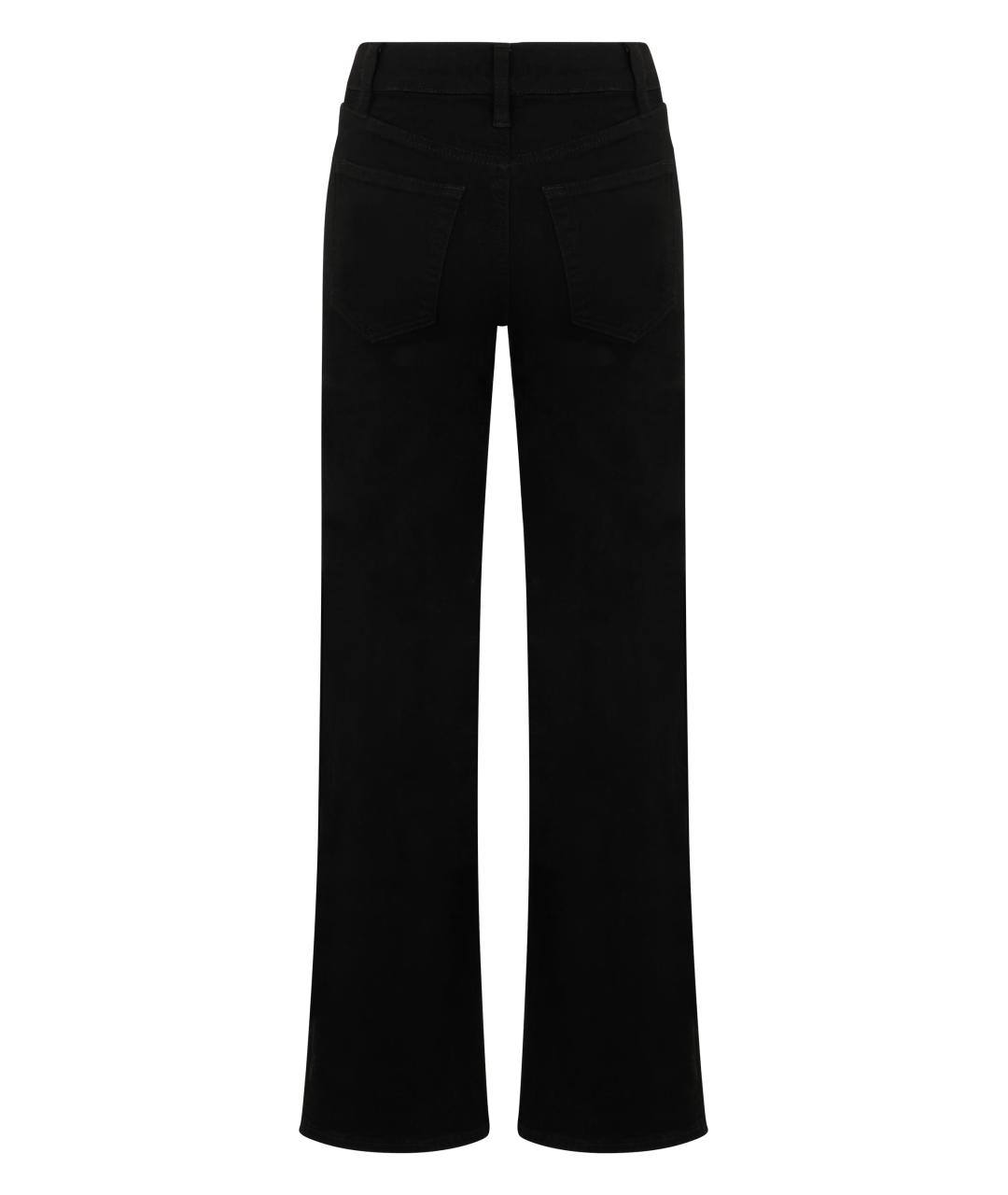 FRAME Черные хлопковые прямые джинсы, фото 2