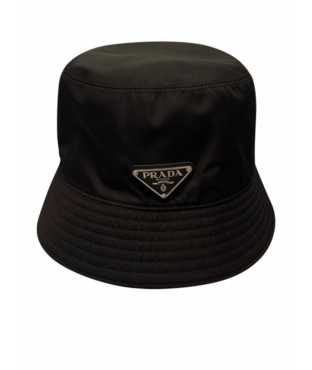 PRADA Черная синтетическая панама, фото 1