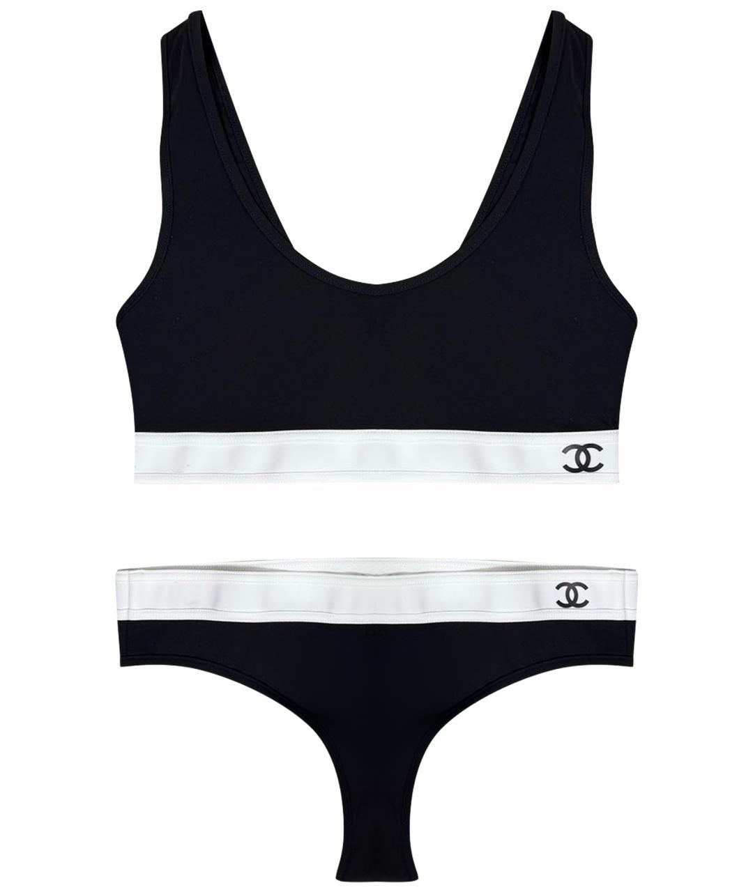 CHANEL Черный купальник, фото 1