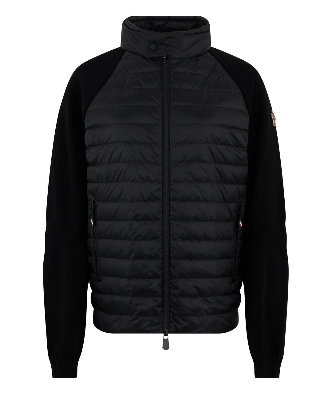 MONCLER GRENOBLE Черная полиамидовая куртка, фото 1