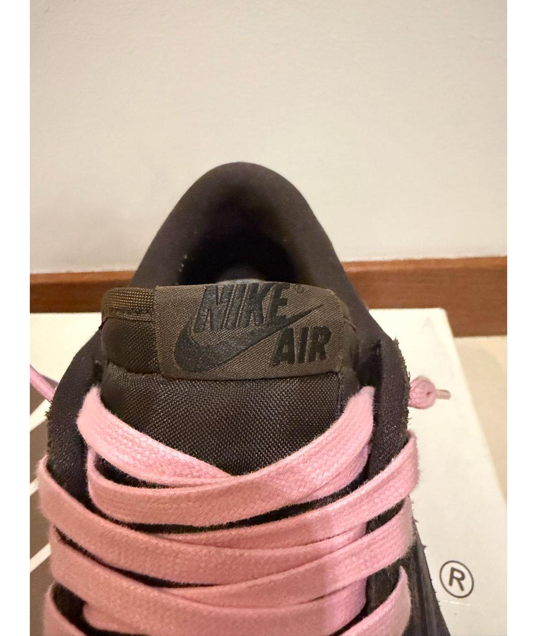 JORDAN Коричневые замшевые низкие кроссовки / кеды, фото 6