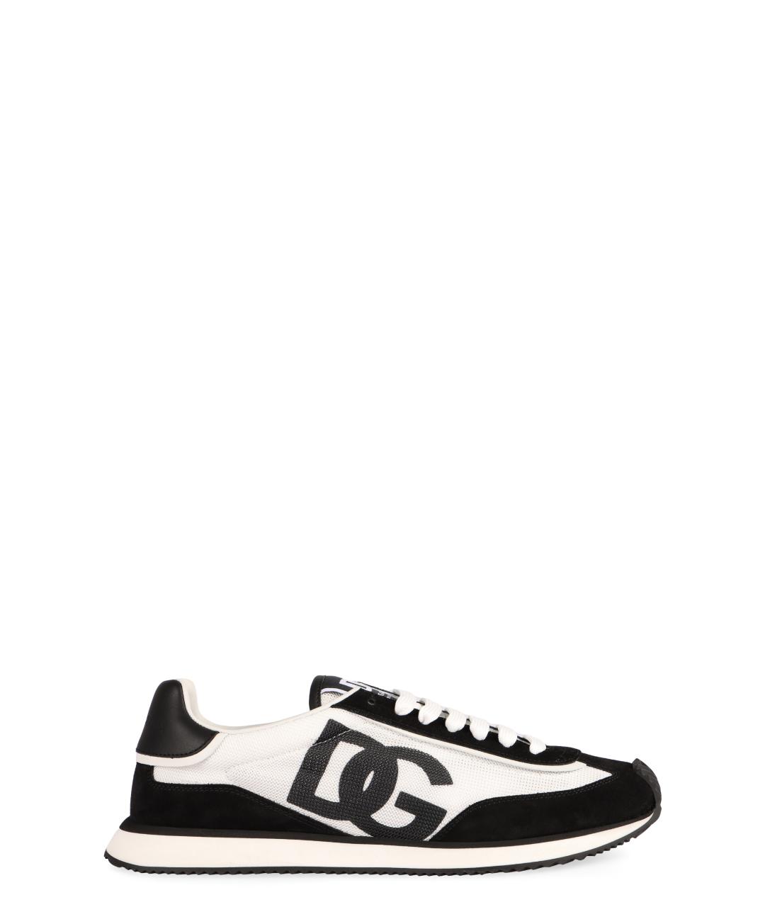 DOLCE&GABBANA Мульти кожаные низкие кроссовки / кеды, фото 1