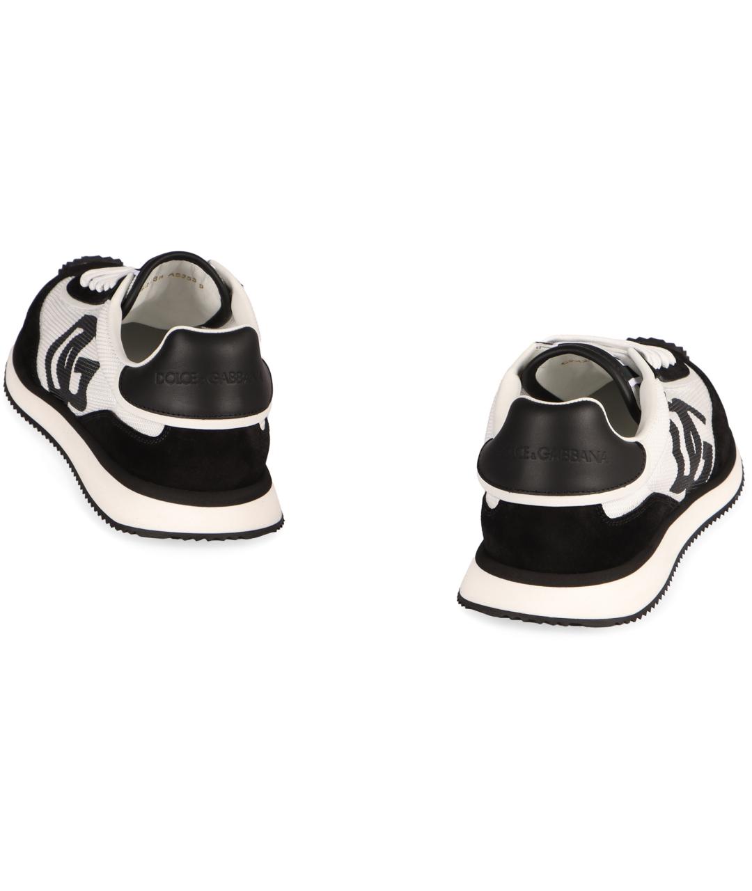 DOLCE&GABBANA Мульти кожаные низкие кроссовки / кеды, фото 4