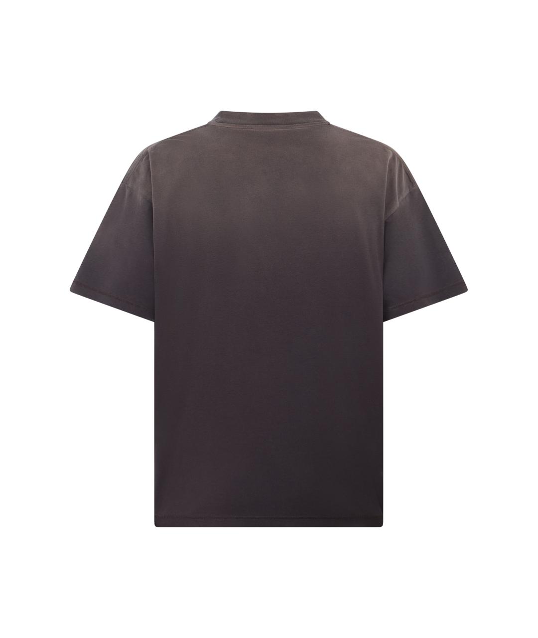 REPRESENT Черная хлопковая футболка, фото 2