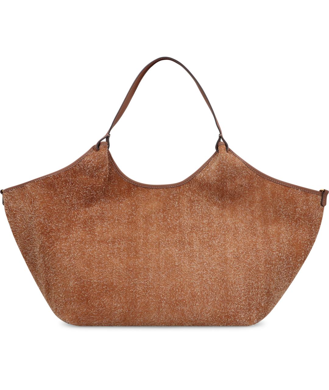 Gianni Chiarini Бежевая замшевая сумка тоут, фото 3
