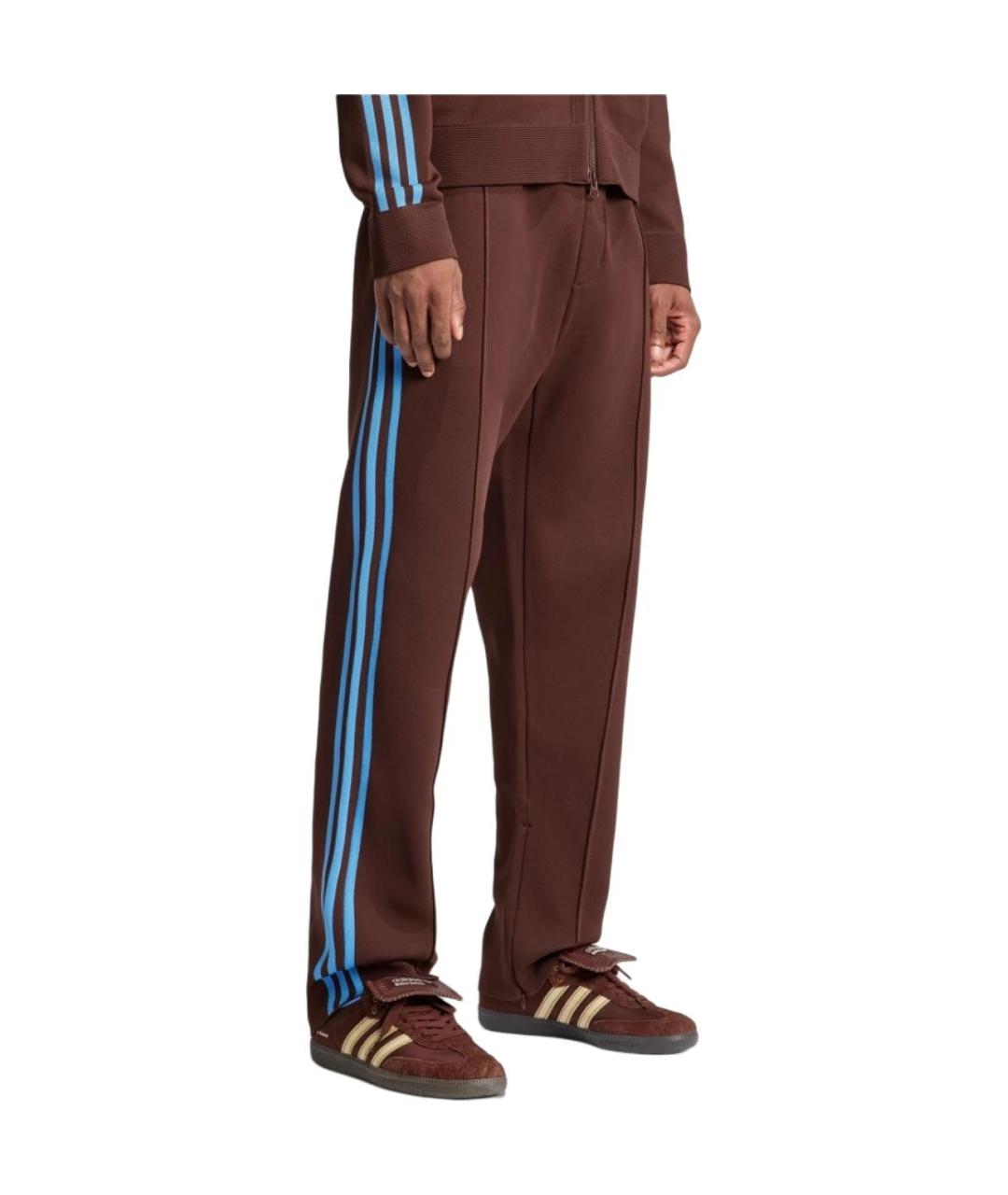 ADIDAS Коричневые прямые брюки, фото 5