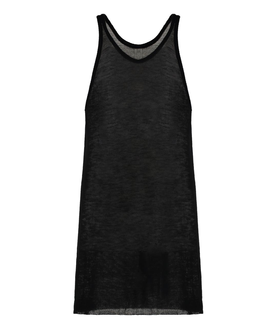 RICK OWENS Черная майка, фото 1