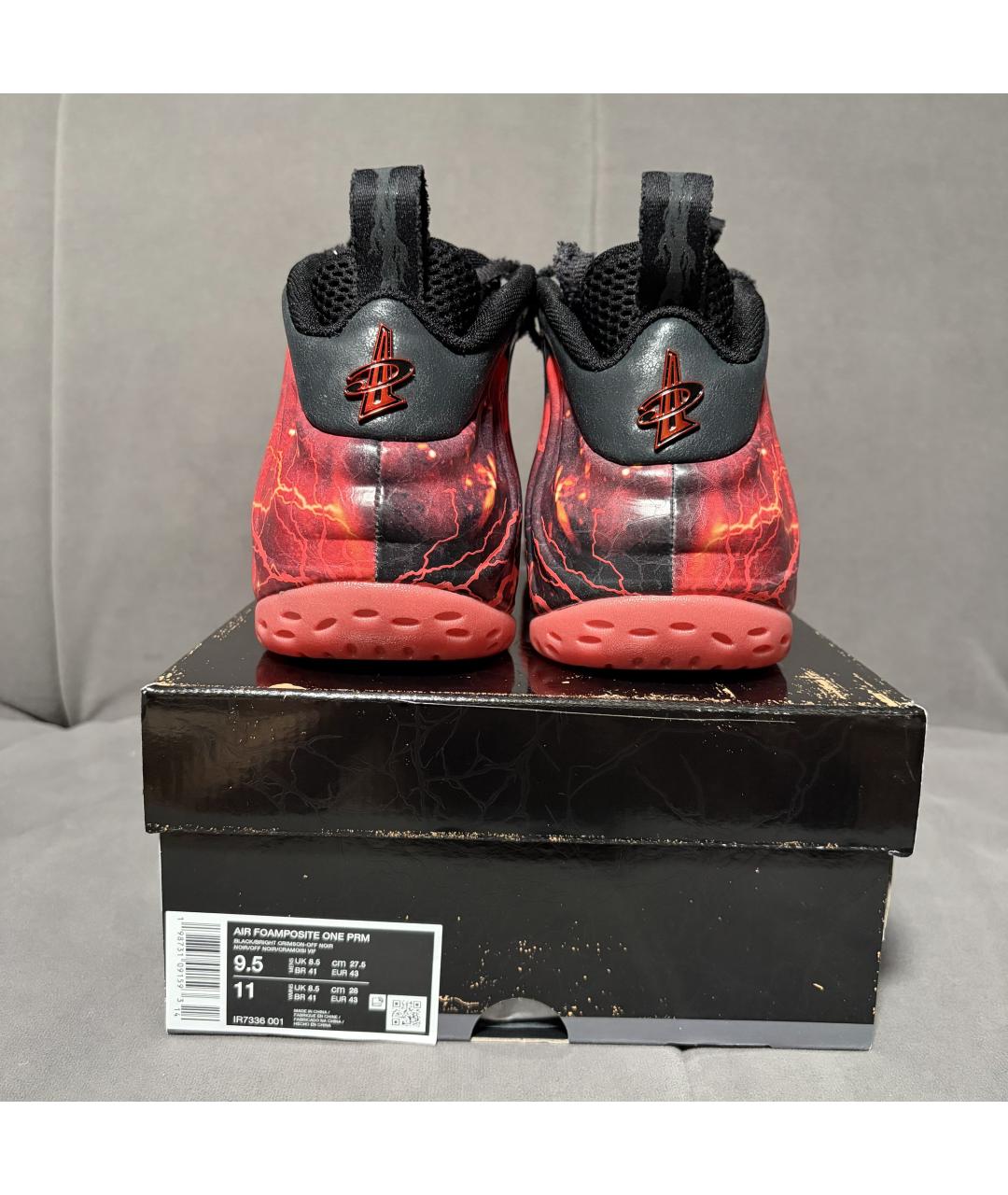 NIKE Красные высокие кроссовки / кеды, фото 8