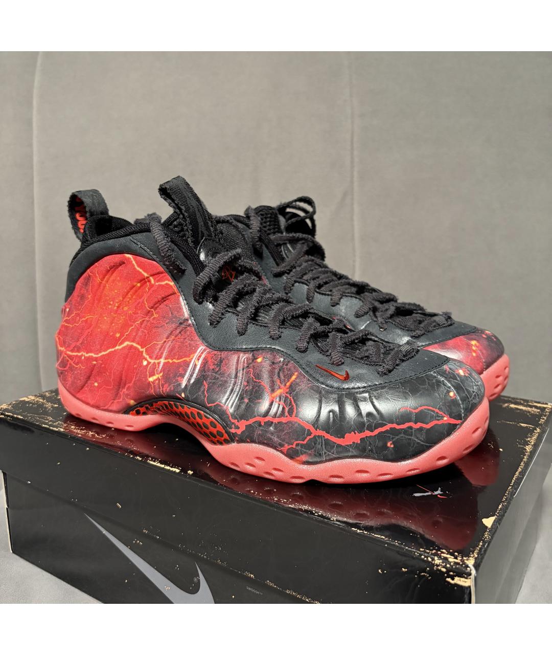 NIKE Красные высокие кроссовки / кеды, фото 3