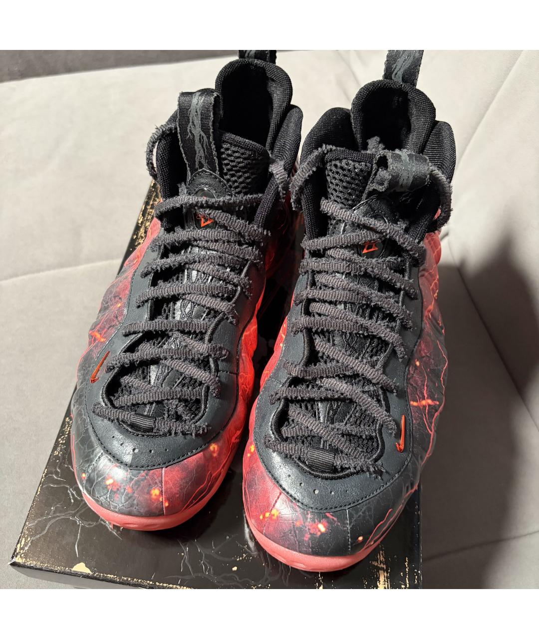 NIKE Красные высокие кроссовки / кеды, фото 4