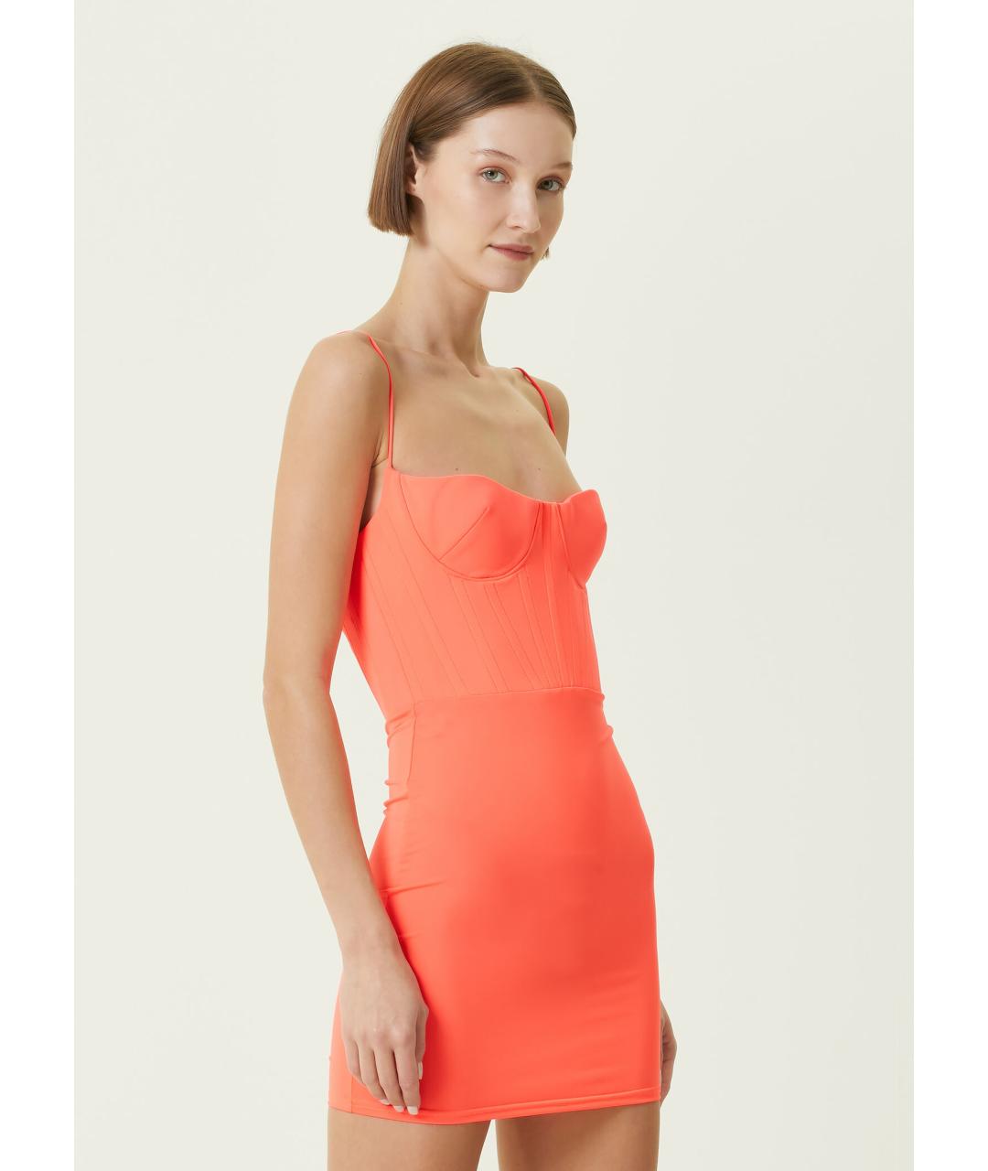 ALEX PERRY Розовое полиамидовое повседневное платье, фото 3