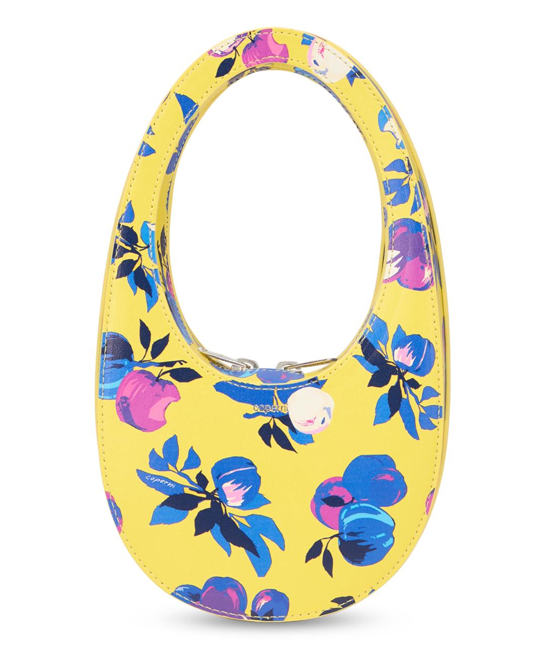 COPERNI Желтая синтетическая сумка с короткими ручками, фото 1