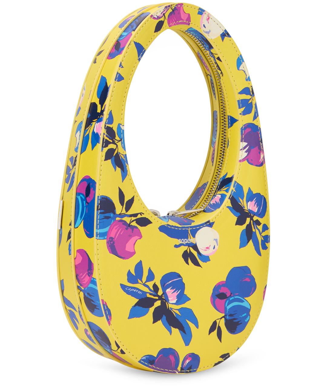COPERNI Желтая синтетическая сумка с короткими ручками, фото 2