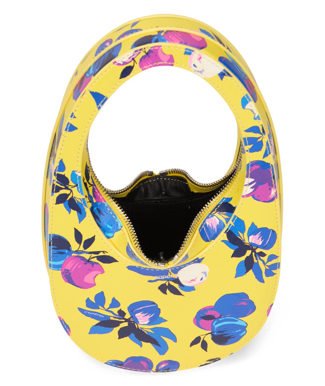 COPERNI Желтая синтетическая сумка с короткими ручками, фото 3