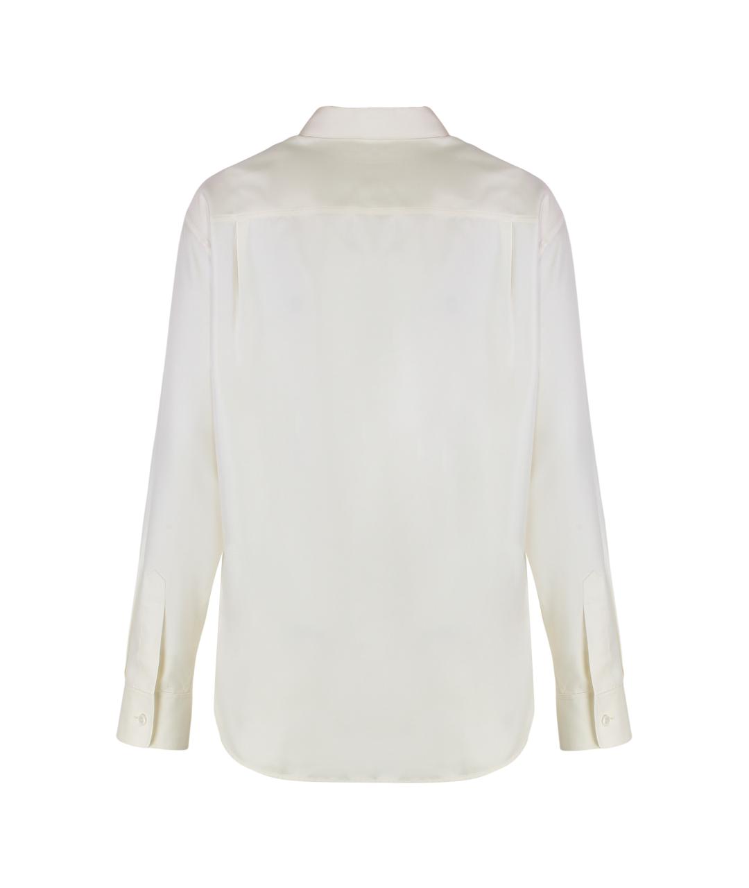 CELINE Белая шелковая рубашка, фото 2