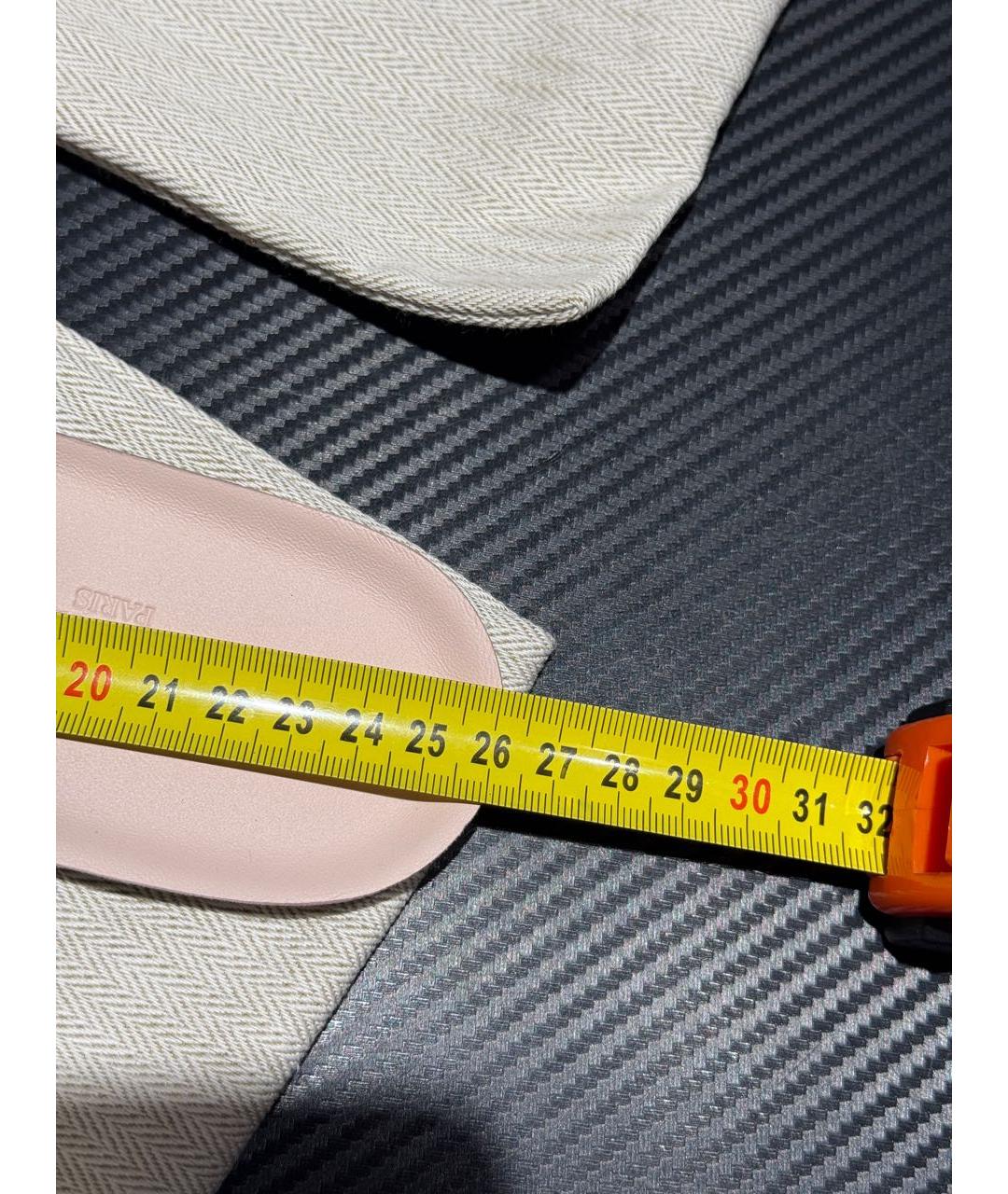 HERMES Розовые замшевые лоферы, фото 6