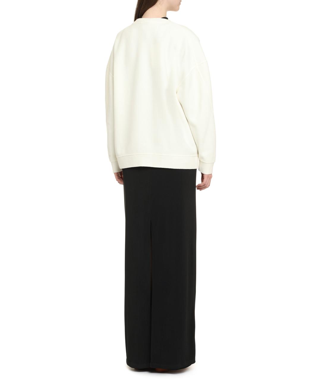 MAX MARA Белый шерстяной джемпер / свитер, фото 4