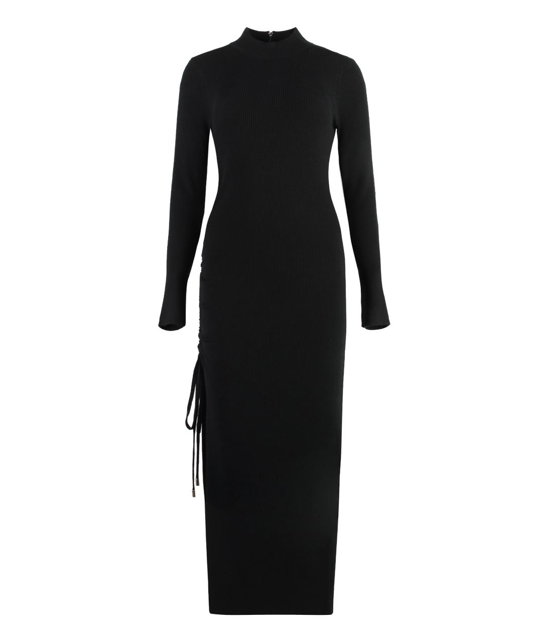 MICHAEL MICHAEL KORS Черное шерстяное повседневное платье, фото 1