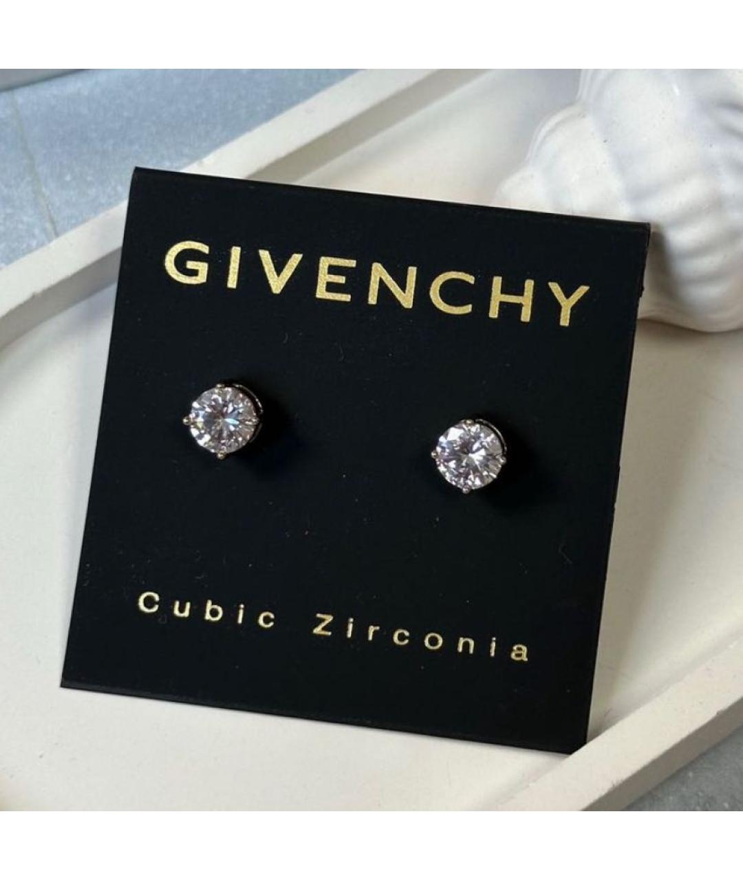 GIVENCHY Серебряные металлические серьги, фото 6