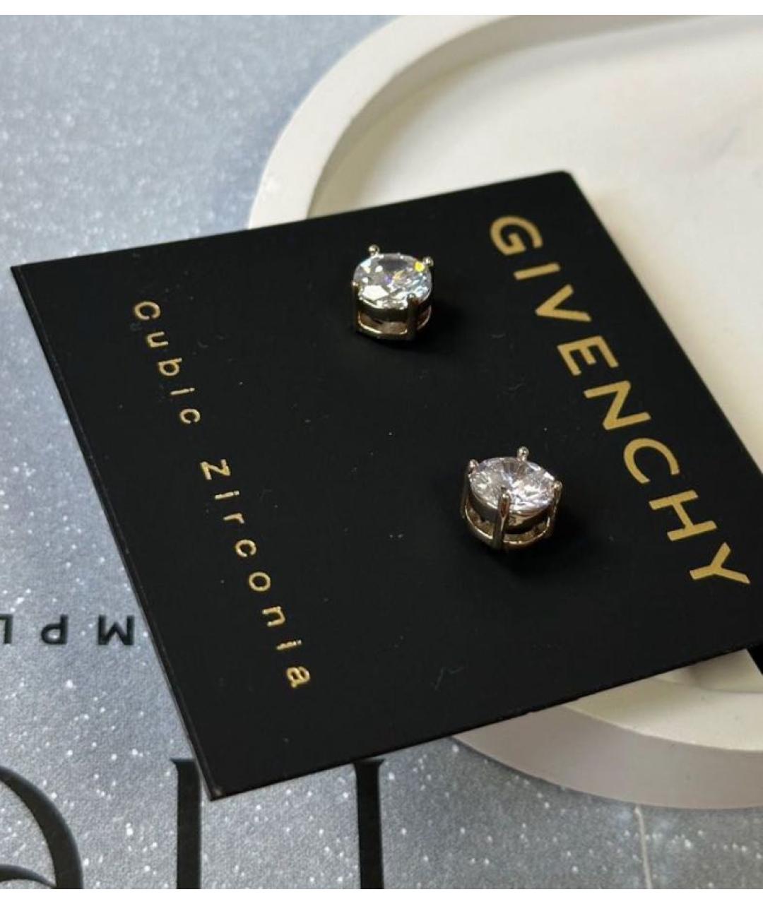 GIVENCHY Серебряные металлические серьги, фото 5