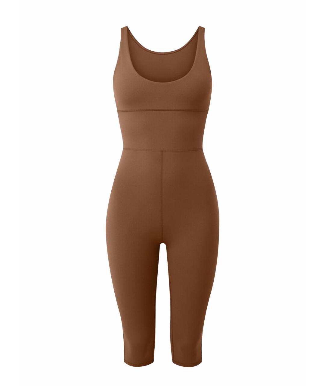 ALO YOGA Коричневое боди, фото 1