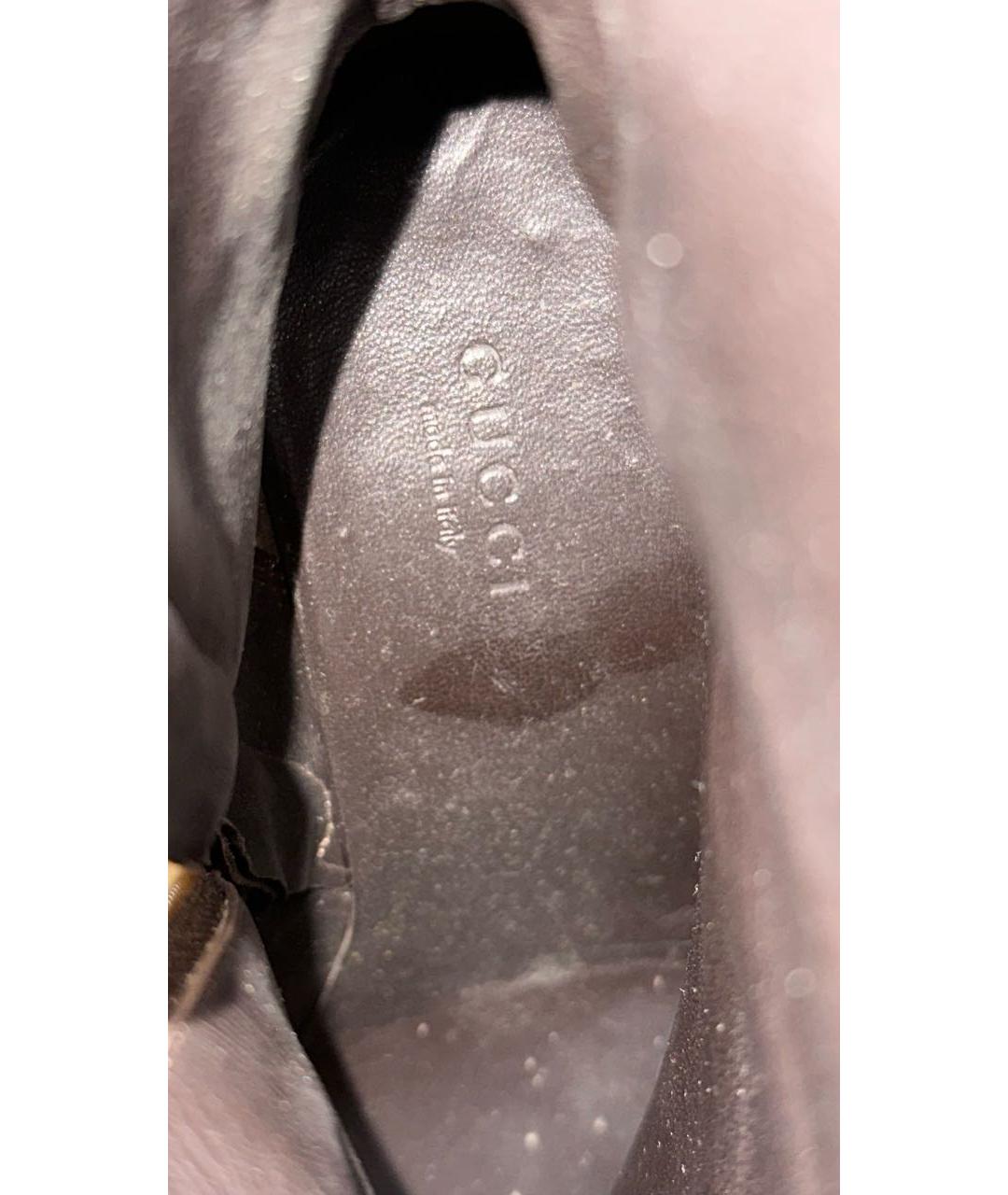 GUCCI Бежевые текстильные ботильоны, фото 7