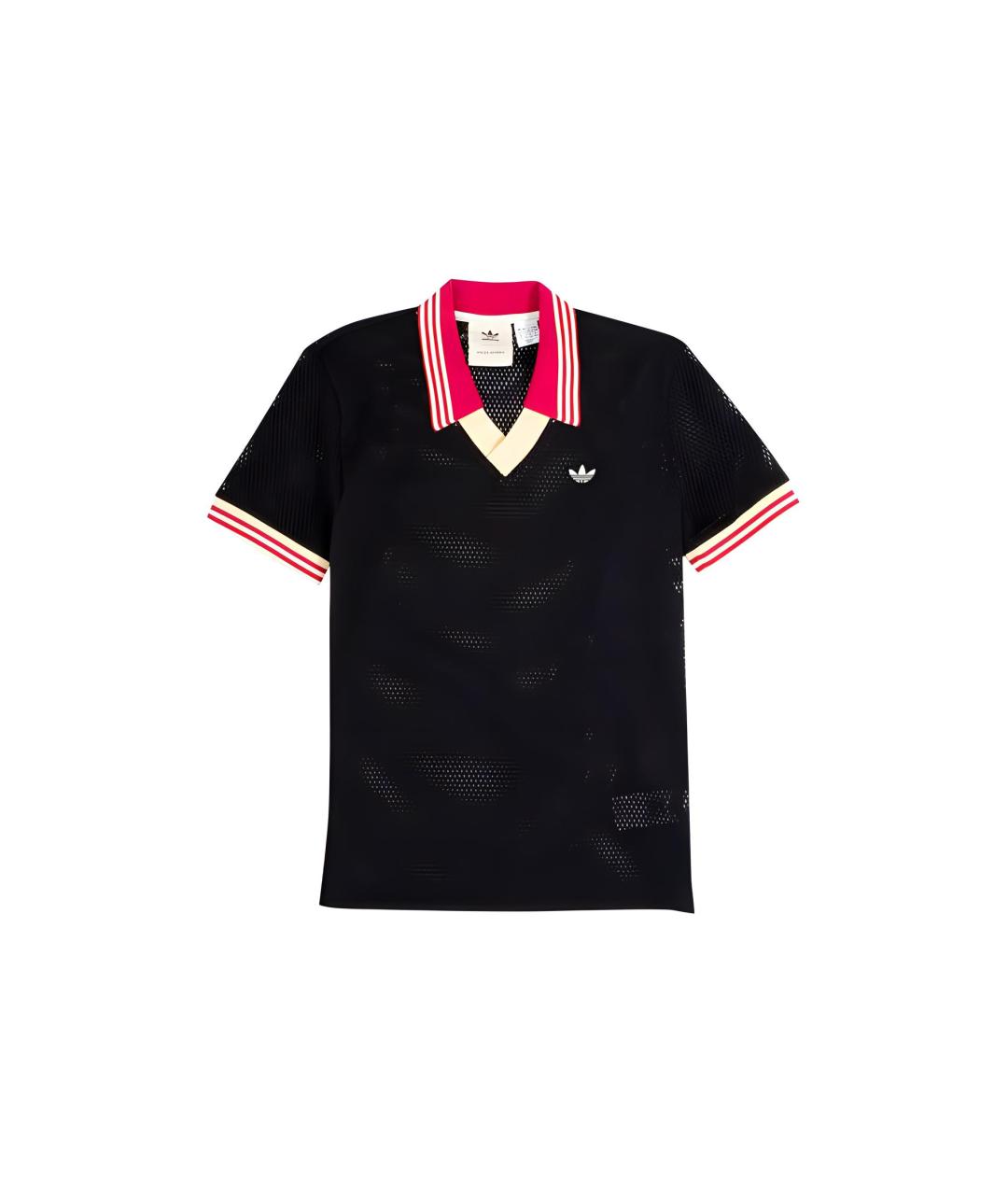 ADIDAS Черное поло с коротким рукавом, фото 6