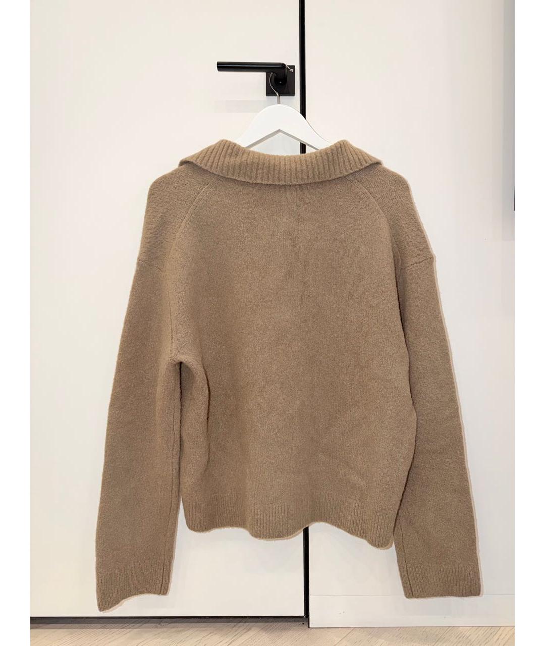 12 STOREEZ Коричневый шерстяной джемпер / свитер, фото 2