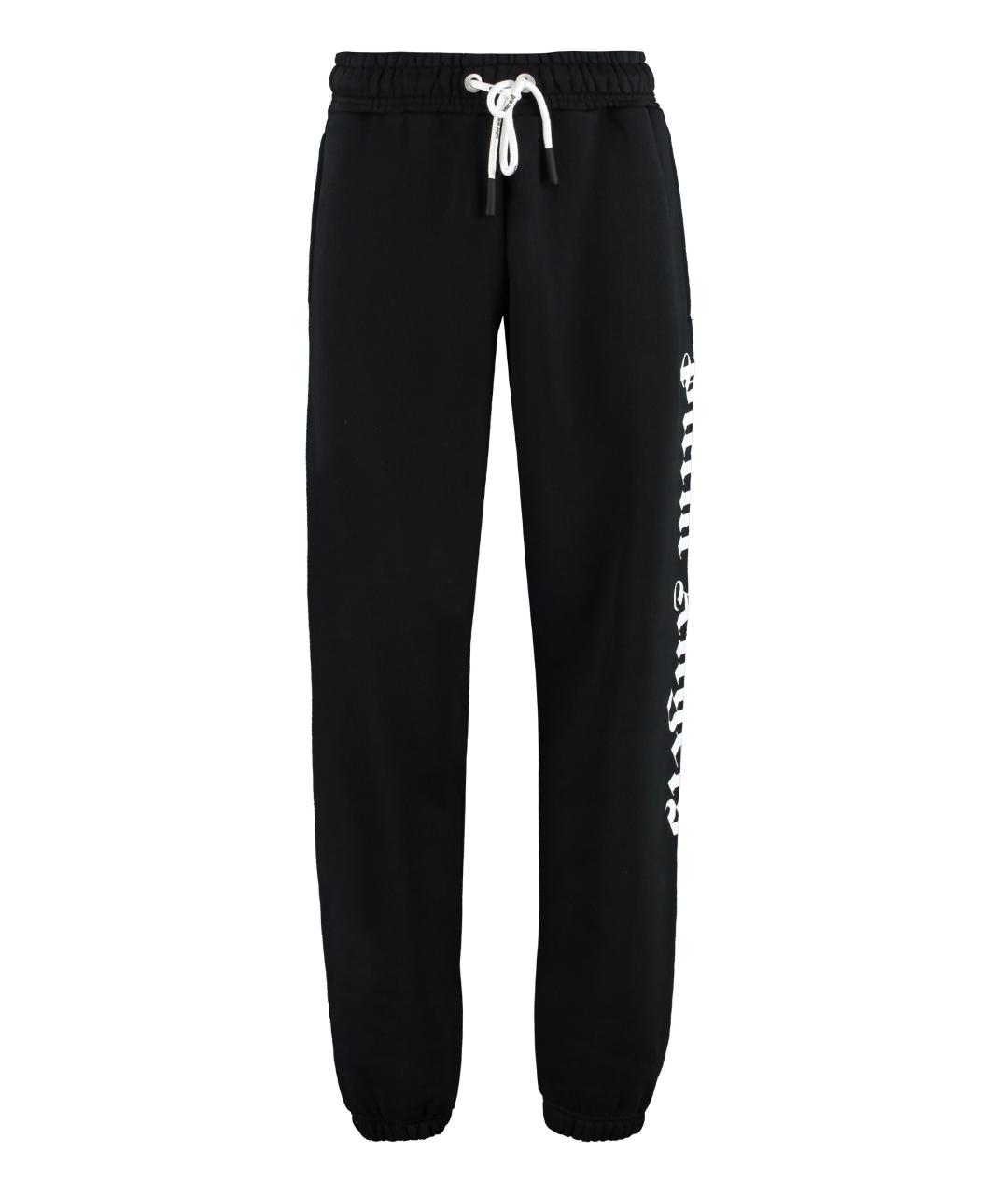 PALM ANGELS Черные хлопковые повседневные брюки, фото 1