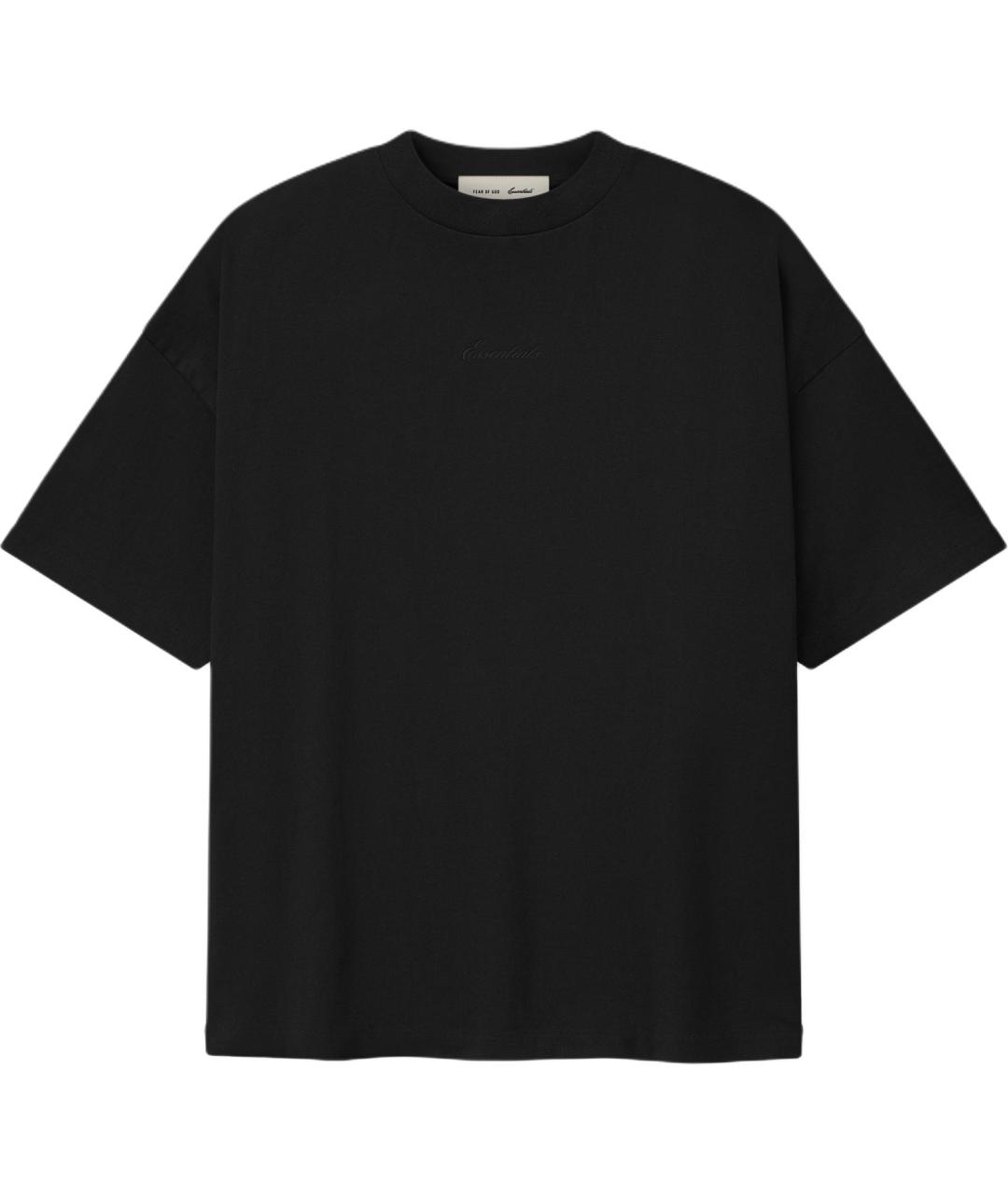 FEAR OF GOD ESSENTIALS Черная футболка, фото 1