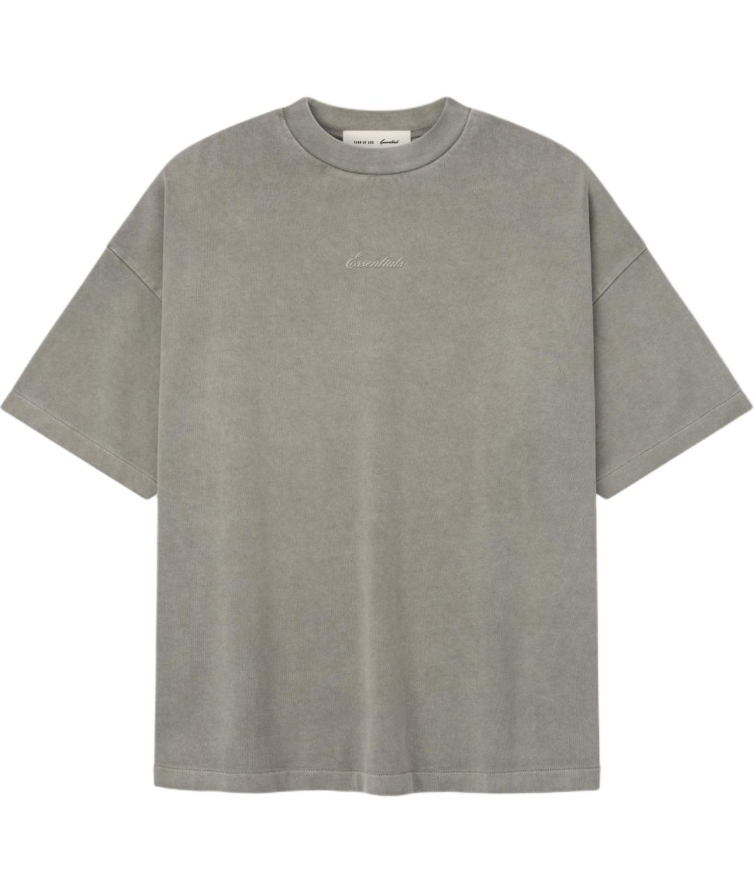 FEAR OF GOD ESSENTIALS Серая футболка, фото 1