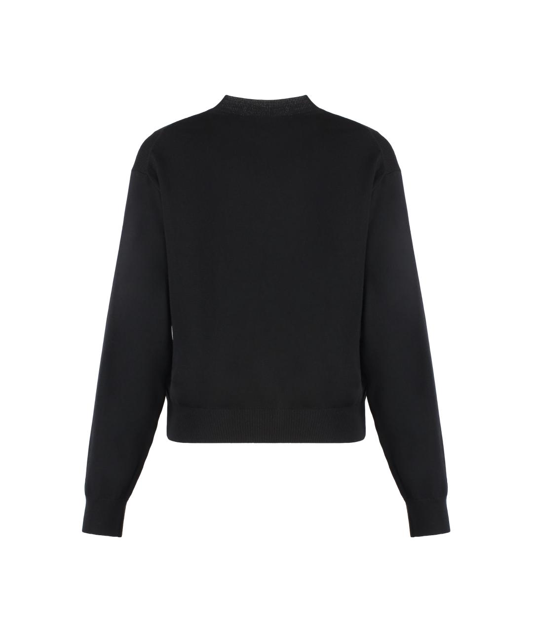 KENZO Черный шерстяной кардиган, фото 2