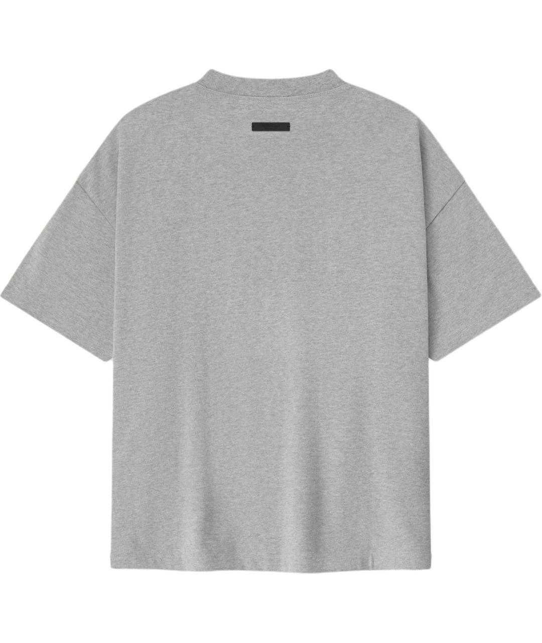 FEAR OF GOD ESSENTIALS Серая футболка, фото 2
