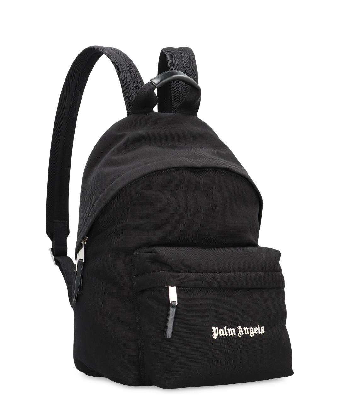 PALM ANGELS Черный тканевый рюкзак, фото 2
