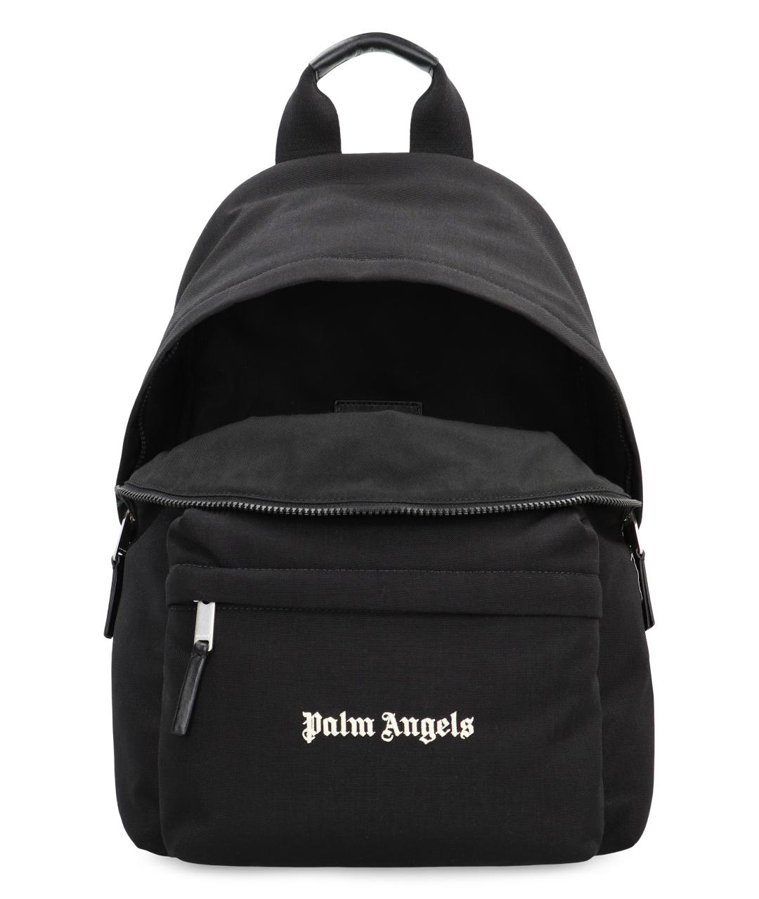PALM ANGELS Черный тканевый рюкзак, фото 4